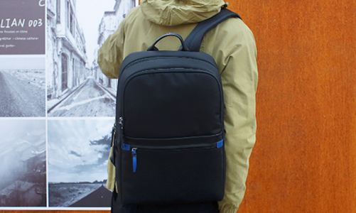 恩典皮具背包案例-双肩背包生产厂家定制