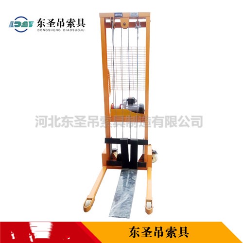 手动液压装卸车产品实拍照片--49彩票--手动液压堆高车|手动叉车|石材夹具|小型搅拌机